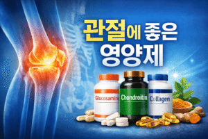 관절에 좋은 영양제 추천 TOP5