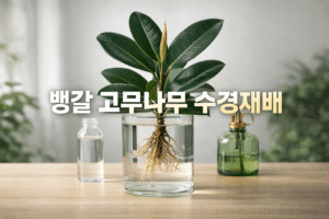 뱅갈 고무나무 수경재배 방법