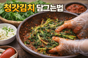 청갓김치 맛있게 담그는법
