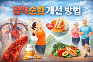 혈액순환 개선 방법 5가지